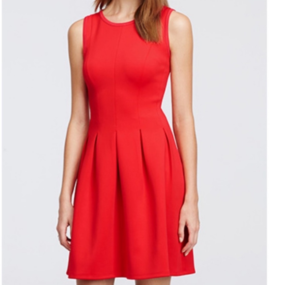 J.Crew red dress